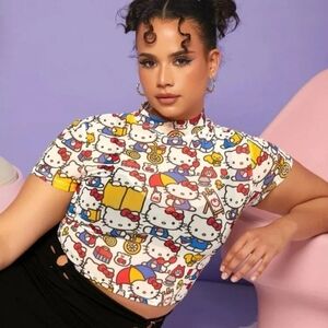 Hello kitty crop top